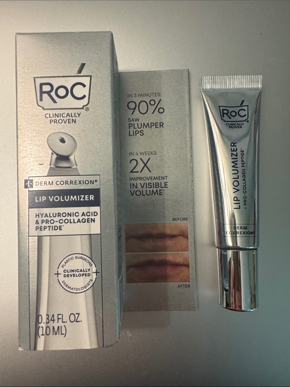 RoC Lip Volumizer - Silver Hyaluronic Lip Plumping Treatment
